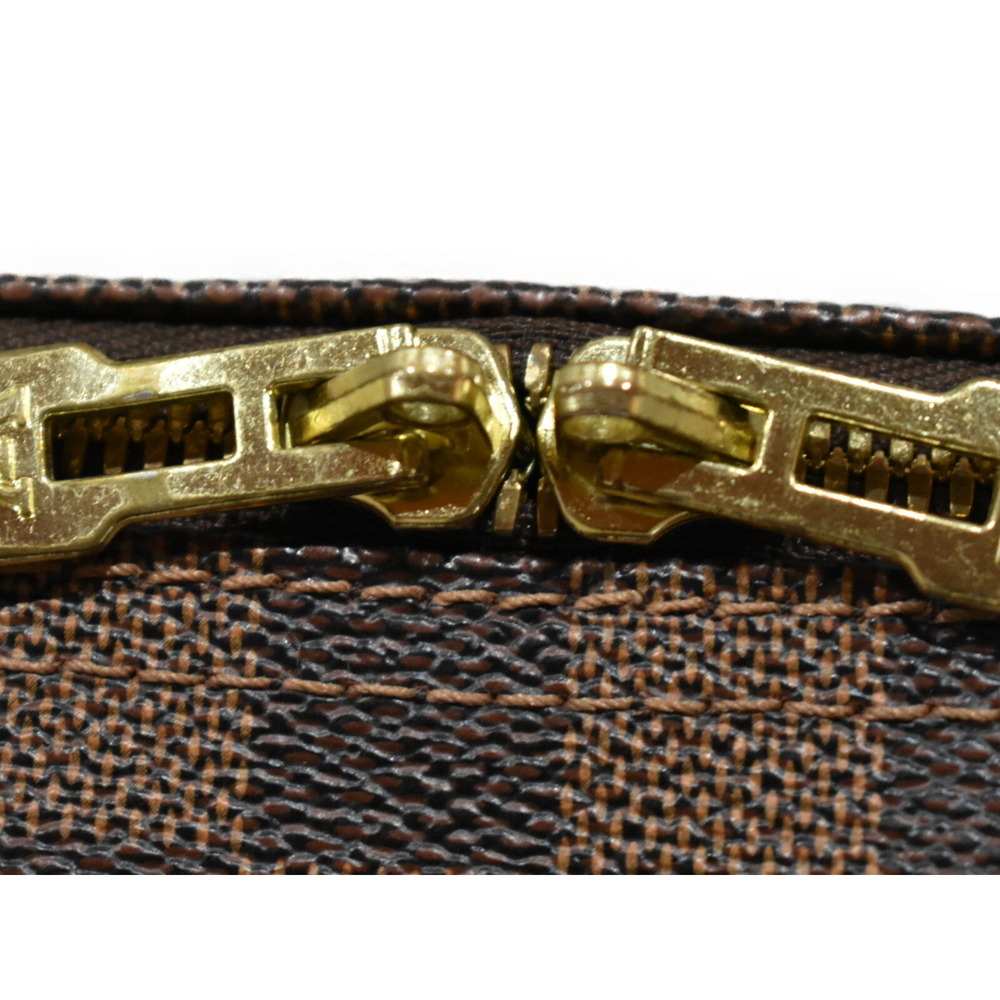 Louis Vuitton Speedy Bandouliere Damier Ebene Coated Canvas Handbag Boston - Picture 6 of 7